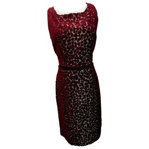 Giambattista Valli Velvet Red Dress